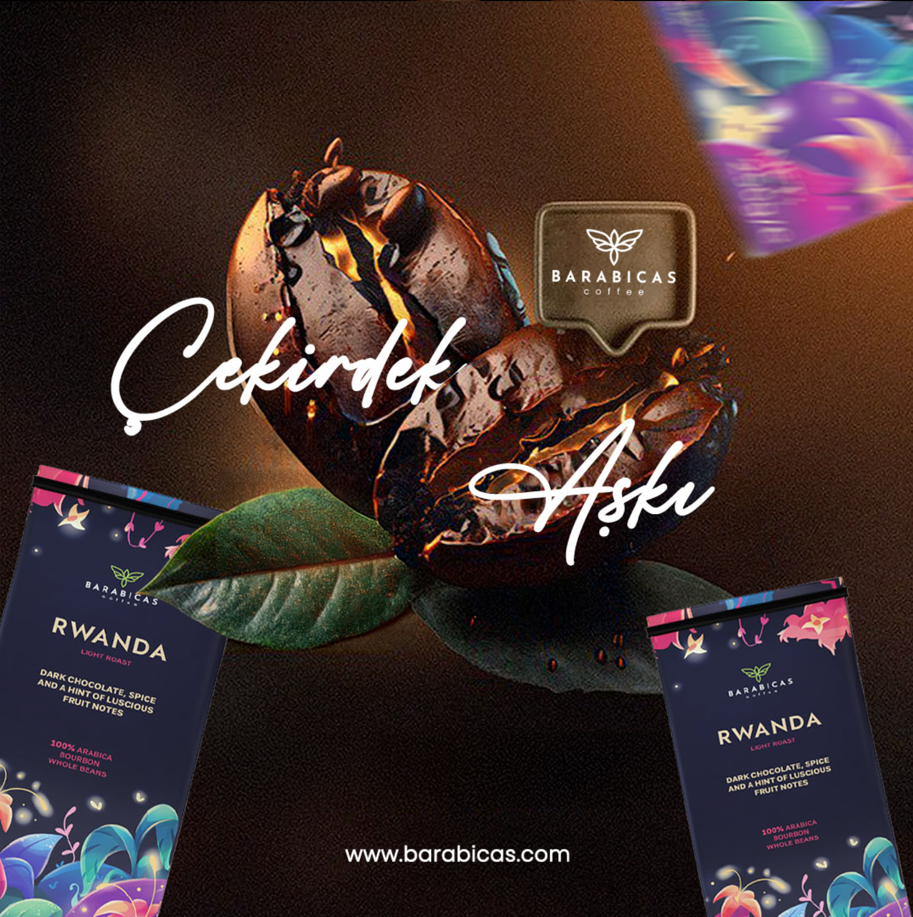 Latte art nasıl yapılır ve Barabicas Rwanda kahve çekirdekleriyle hazırlanan latte.