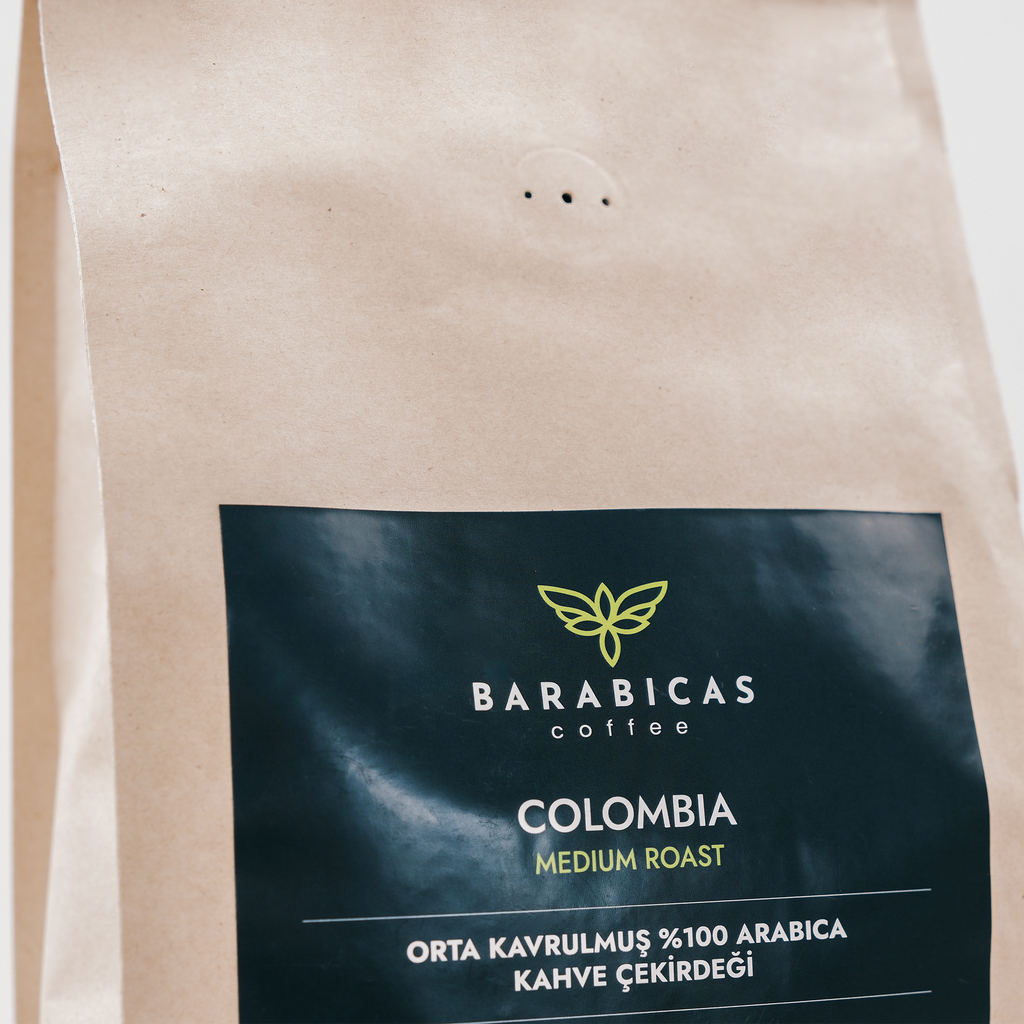 Colombia 100% Arabica - Medium Roast - Çekirdek Kahve- 1kg