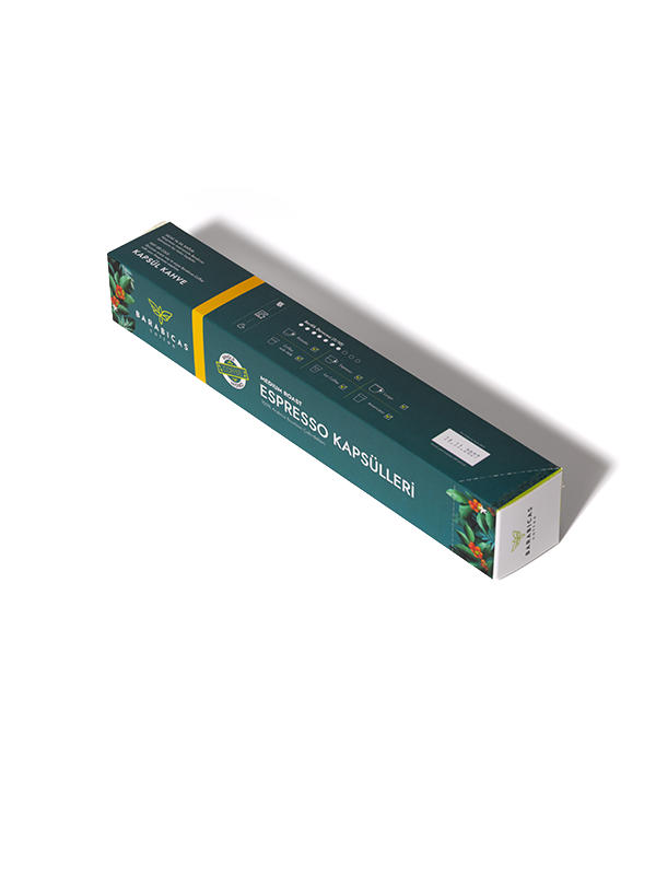 BARABICAS Coffee – Rwanda Espresso Capsules - Medium Roast - 10lu Paket